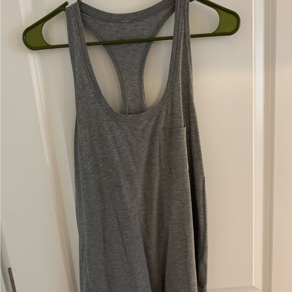 Gray Sleeveless Women's Top